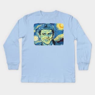 Dumb and Dumber Van Gogh Style Kids Long Sleeve T-Shirt